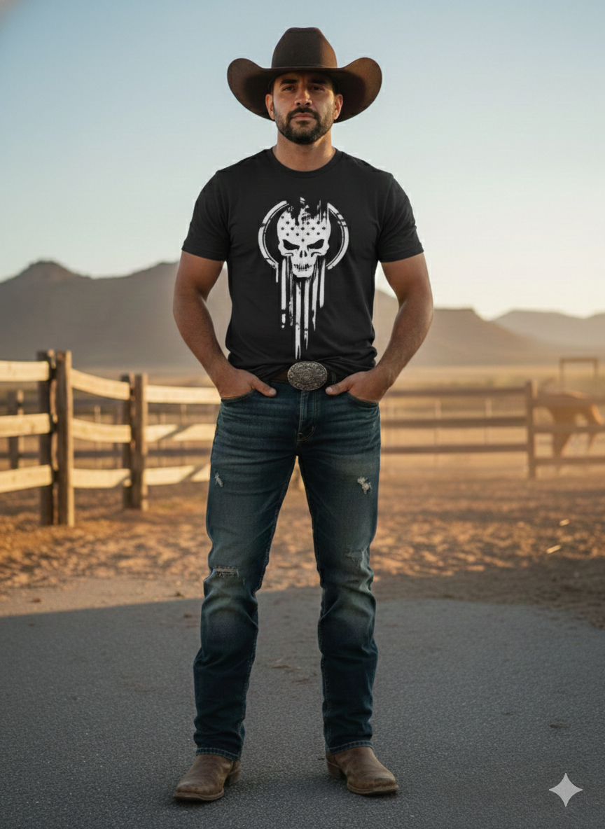 Patriot Skull Tee