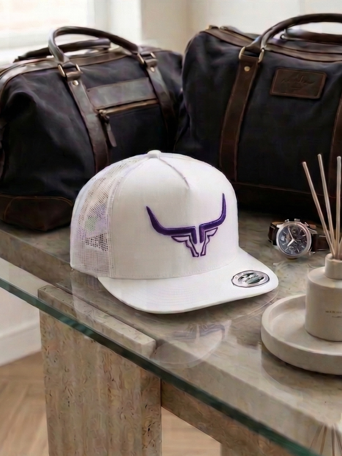 Steel Horn Basic Logo  - Purple