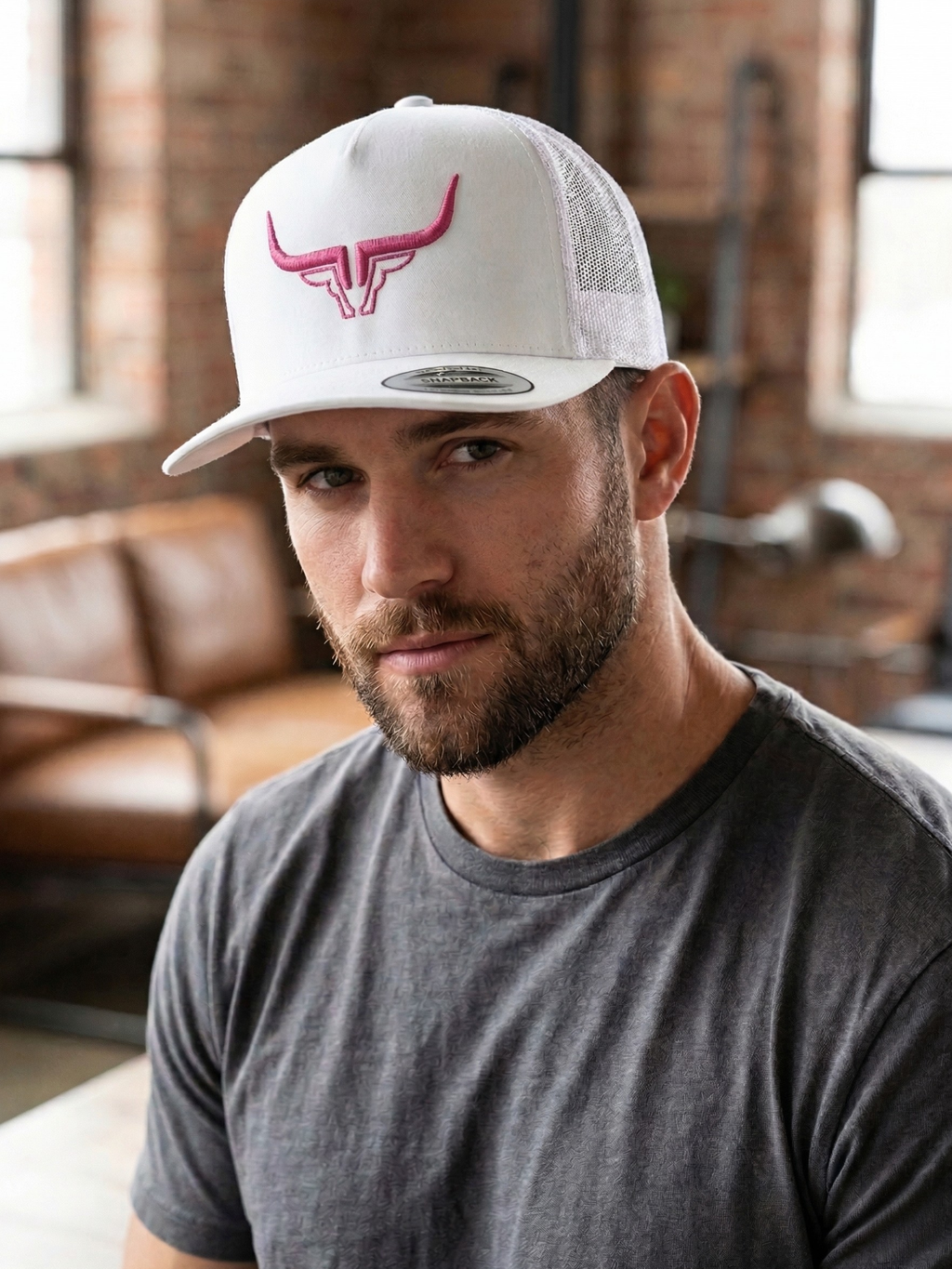 Steel Horn Basic Logo - Pink