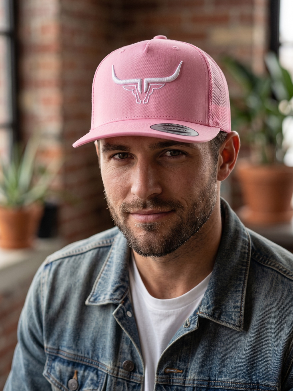 Steel Horn Basic Logo Pink