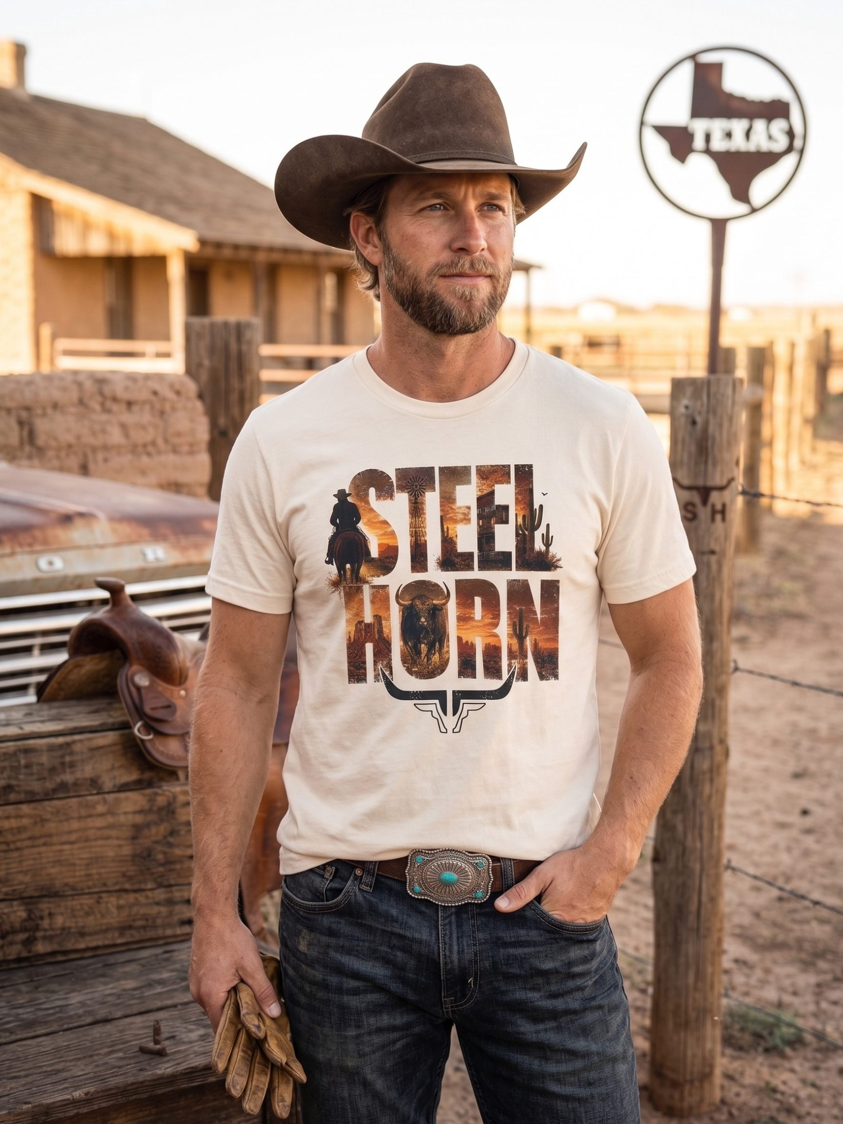 COWBOY STEEL HORN