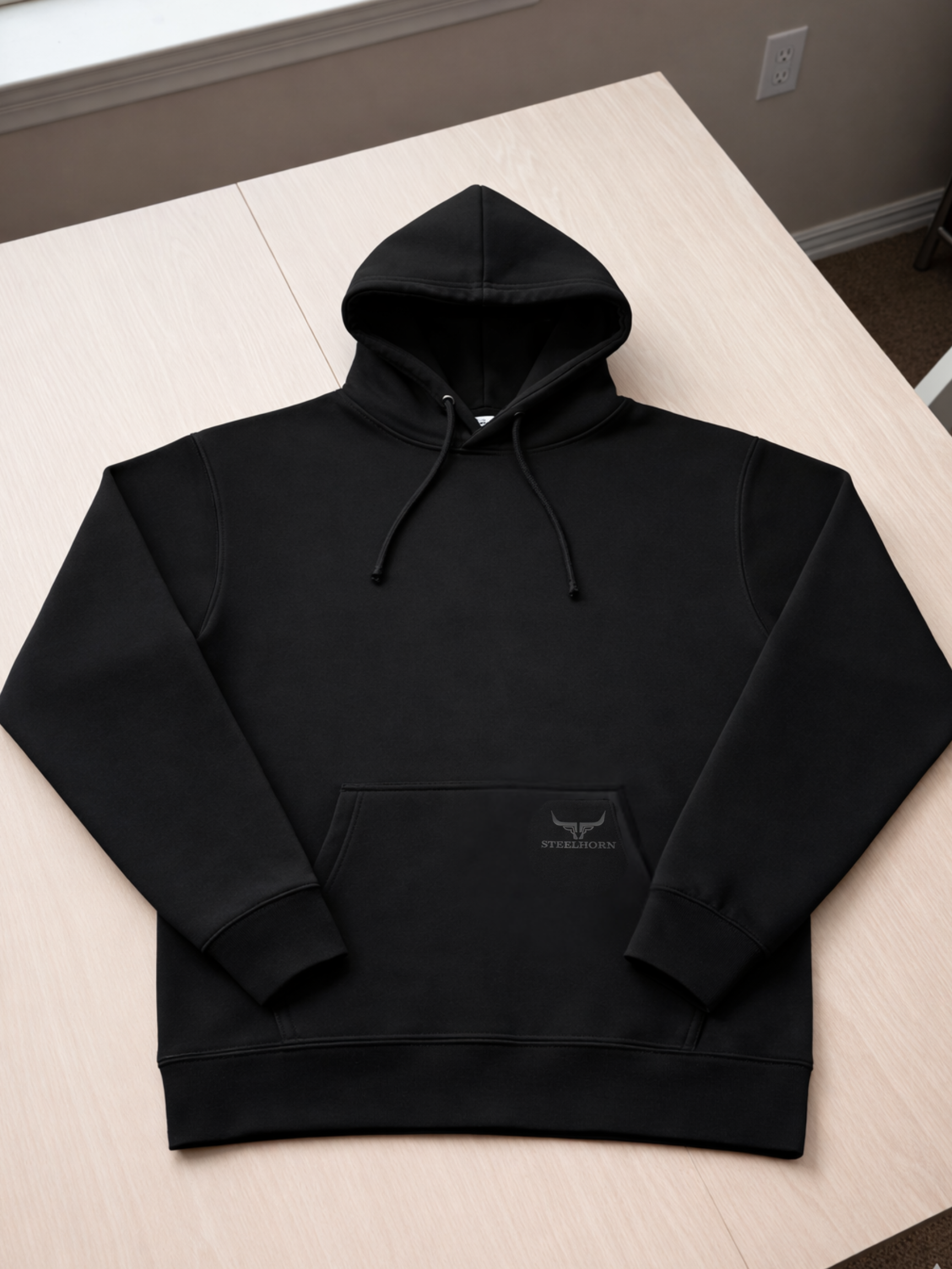Steel Horn Mini Logo Hoodie