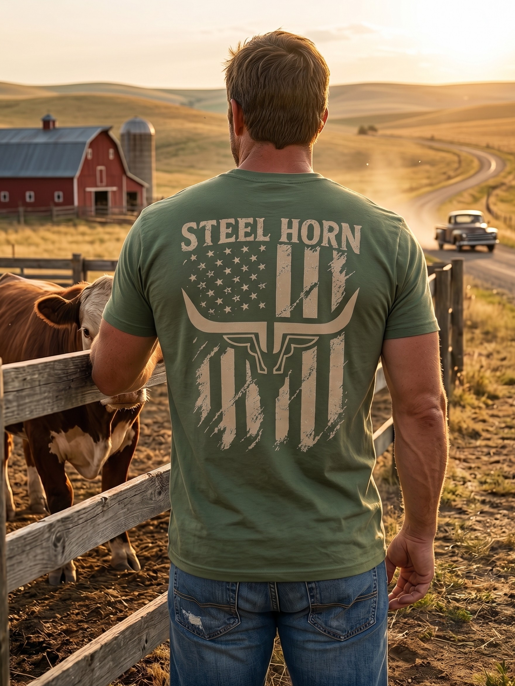 PATRIOT STEEL HORN LOGO