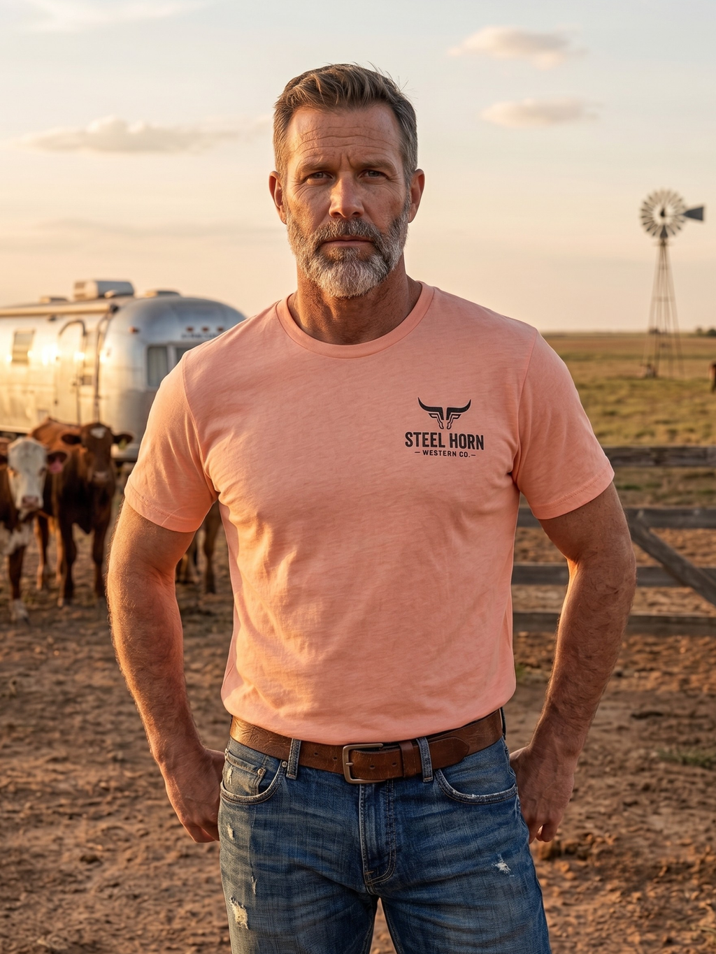 Aztec Steel Horn Logo Tee