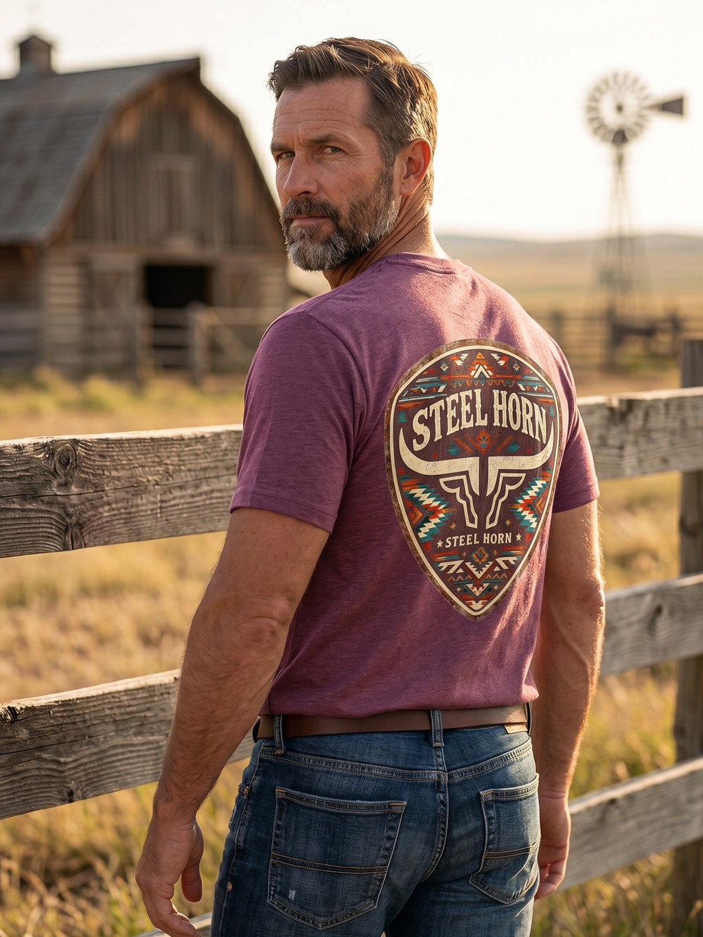 Aztec Steel Horn Logo Tee