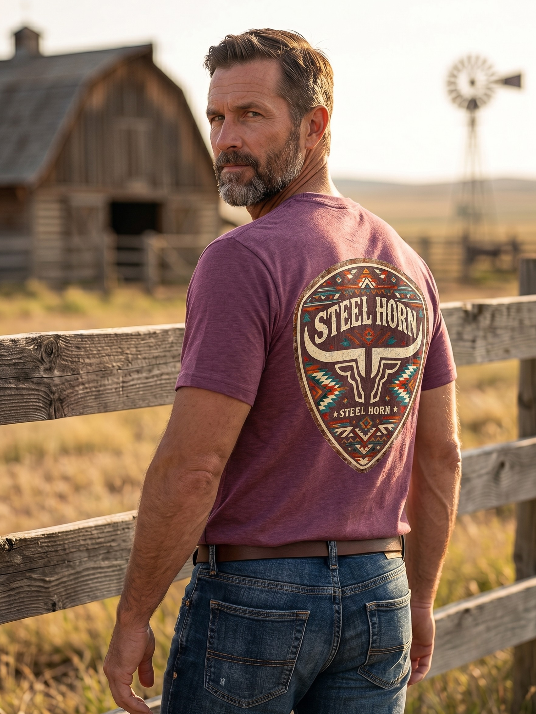 Aztec Steel Horn Logo Tee