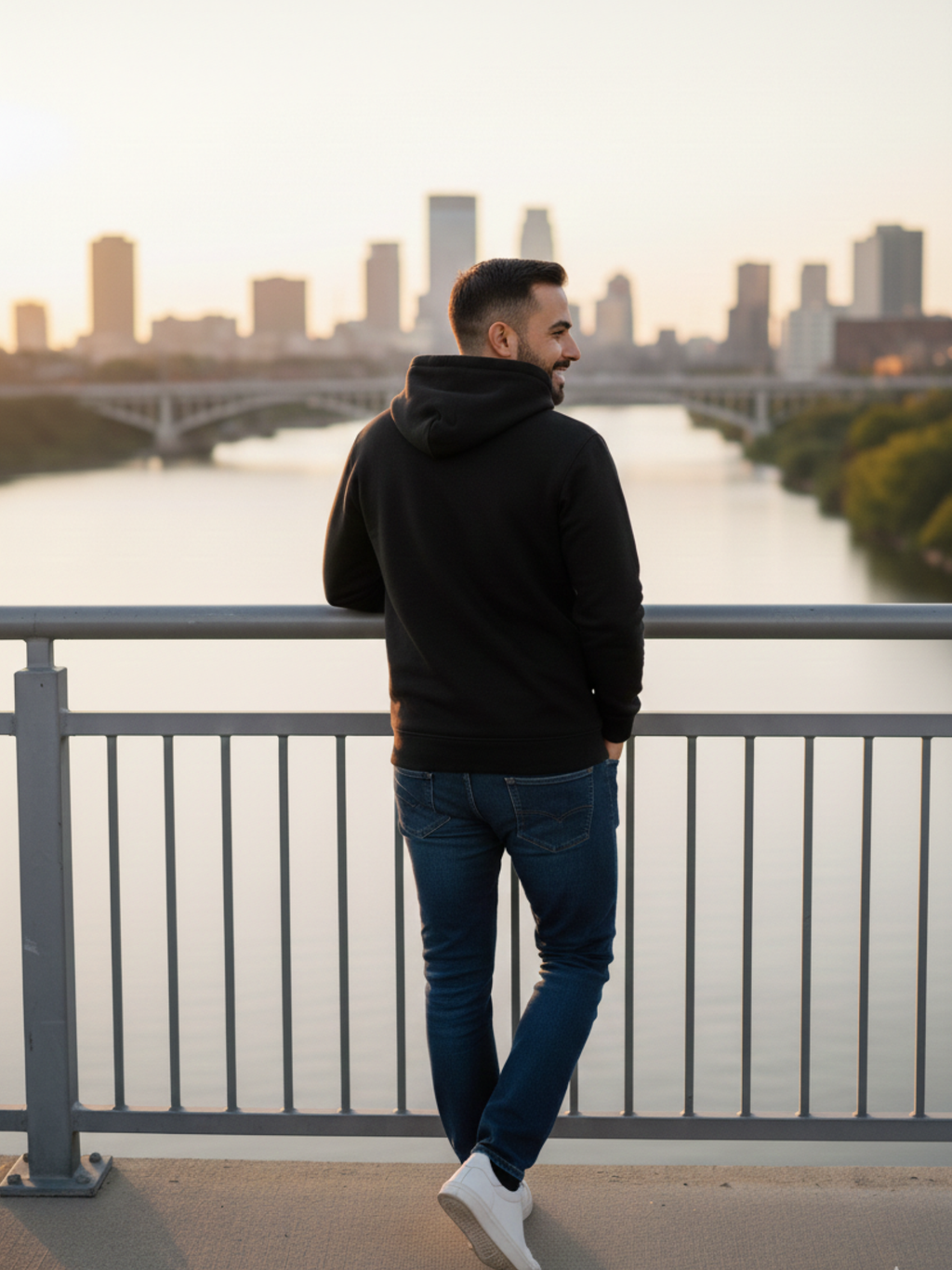 Steel Horn Mini Logo Hoodie