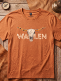 Wallen Skull Tee - Orange