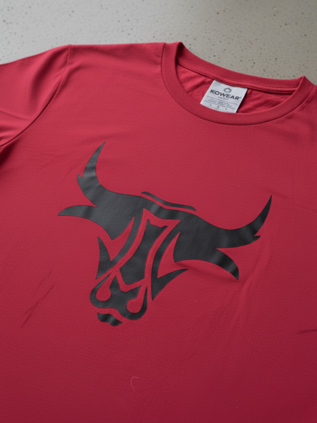 Dusty Plains Bull Tee - Red
