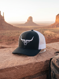 Steel Horn Basic Logo White Black White