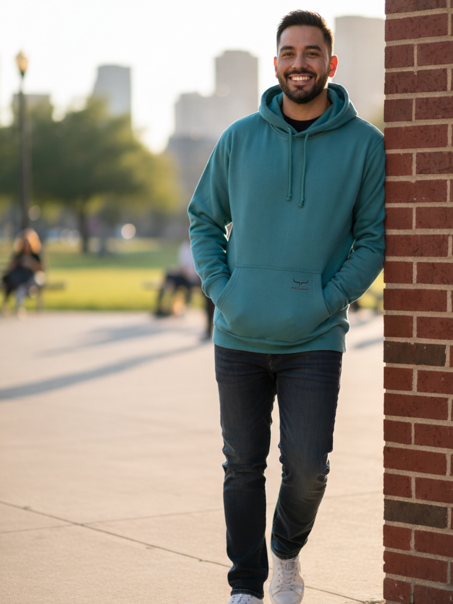 Steel Horn Mini Logo Hoodie