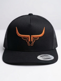 Steel Horn Basic Logo Black - Orange