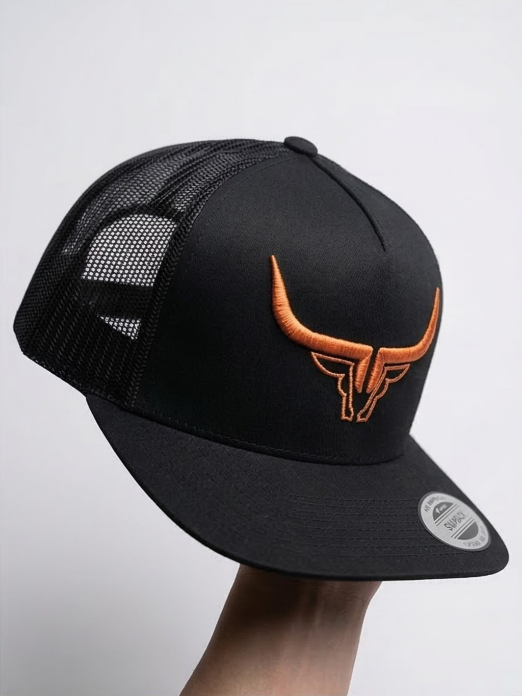 Steel Horn Basic Logo Black - Orange