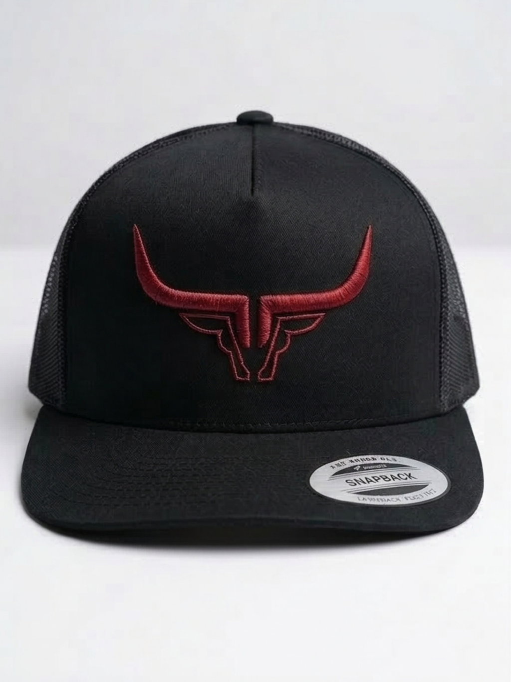 Steel Horn Basic Logo Black - Red