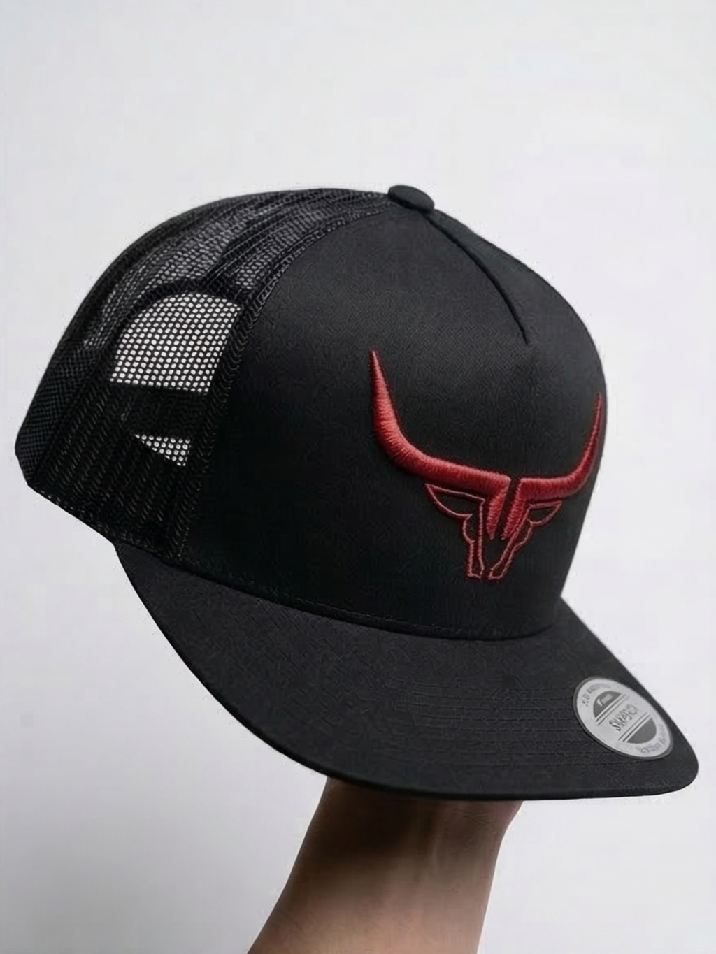 Steel Horn Basic Logo Black - Red