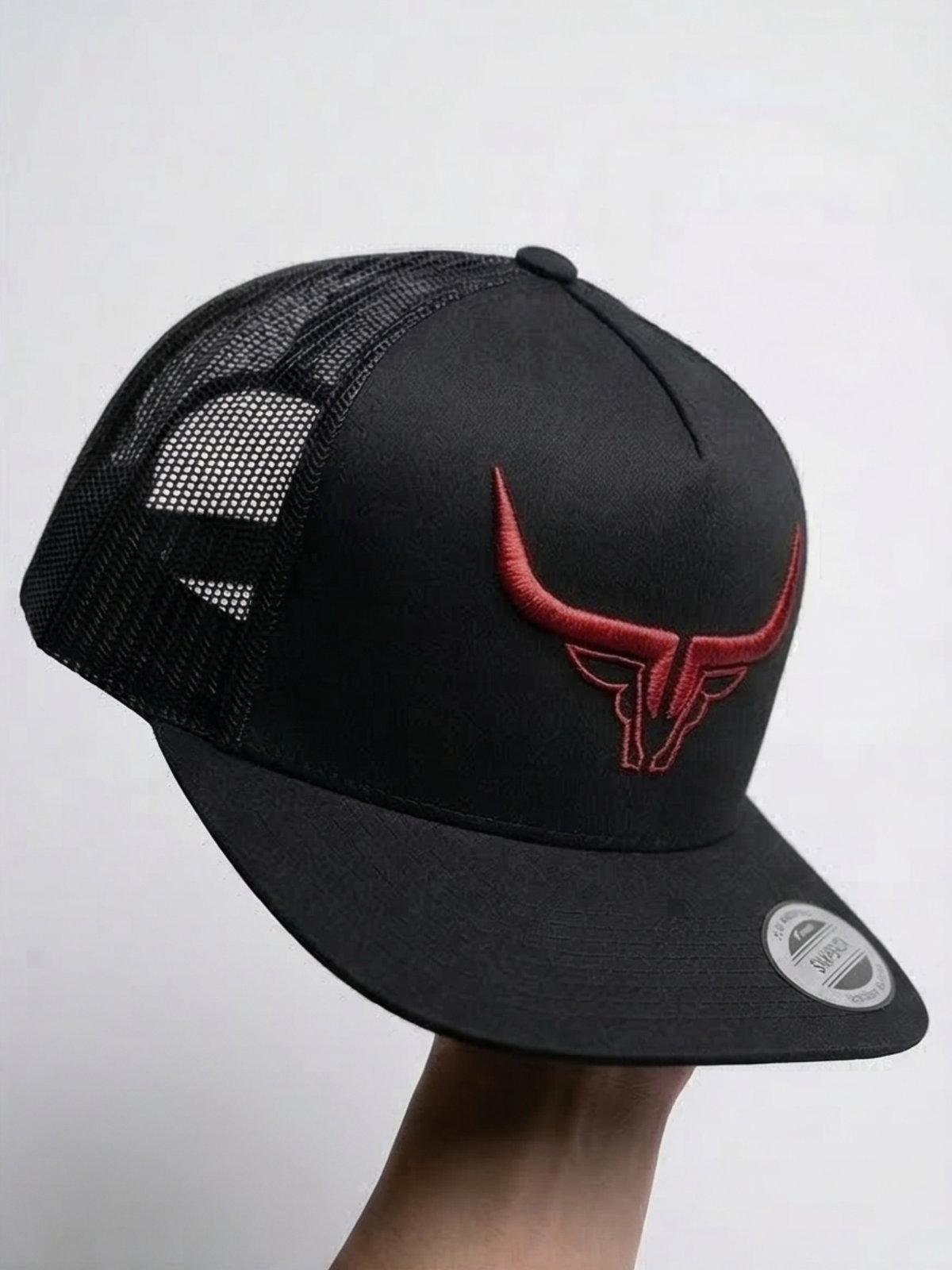 Steel Horn Basic Logo Black - Red