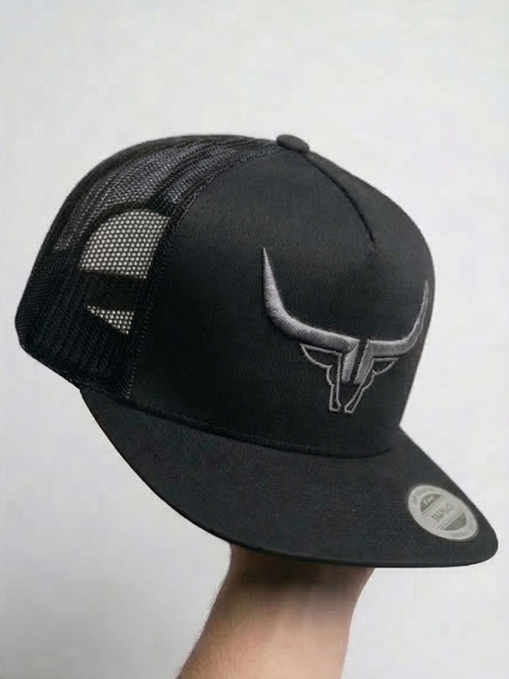 Steel Horn Basic Logo Black - Silver