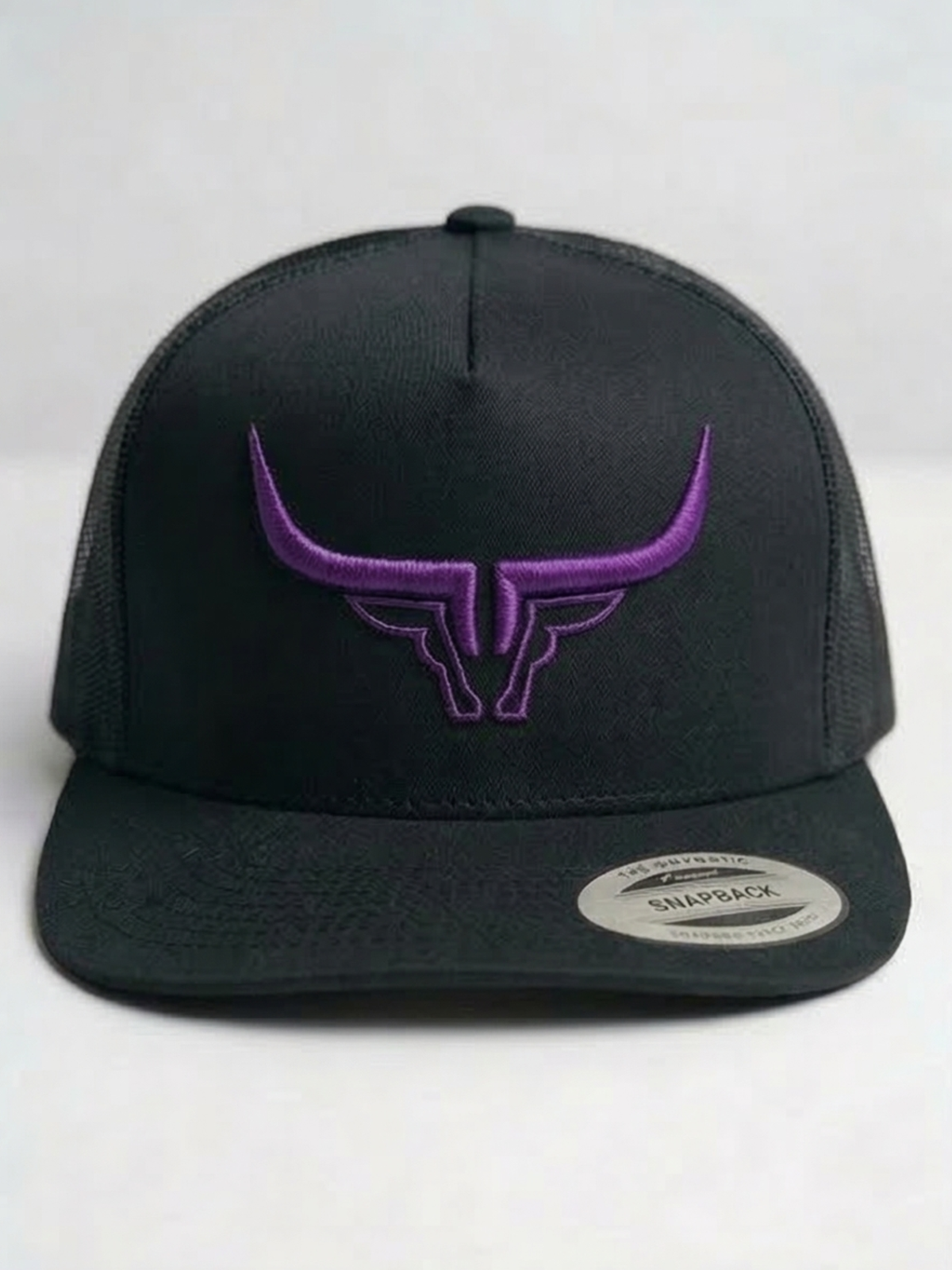 Steel Horn Basic Logo Black - Purple