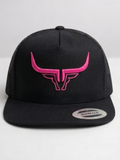 Steel Horn Basic Logo Black - Pink