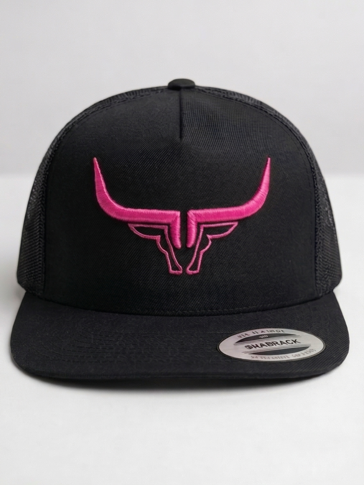 Steel Horn Basic Logo Black - Pink