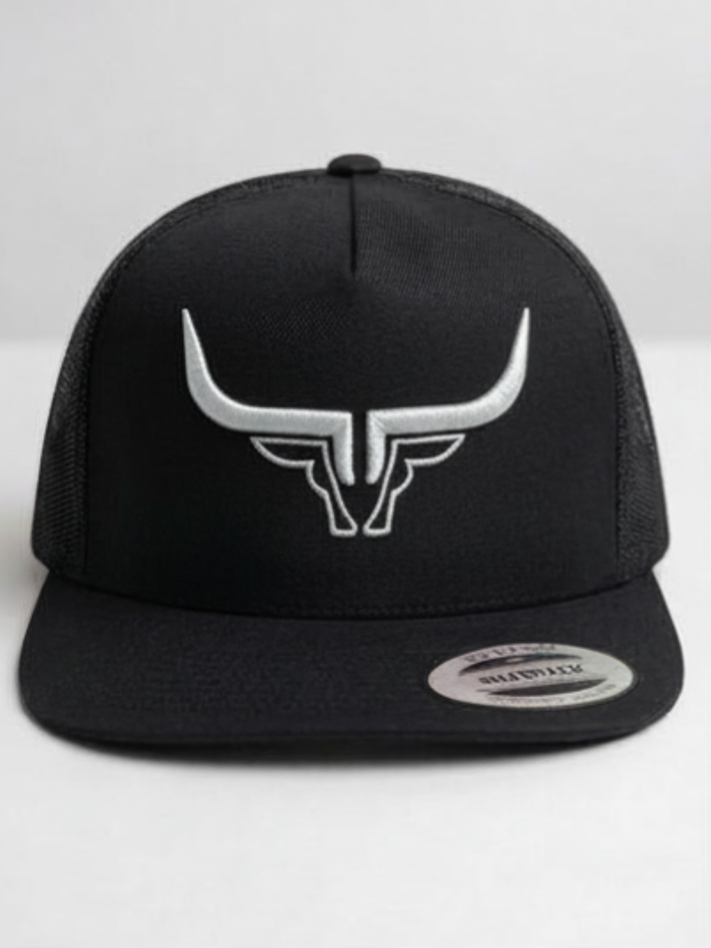 Steel Horn Basic Logo Black - White