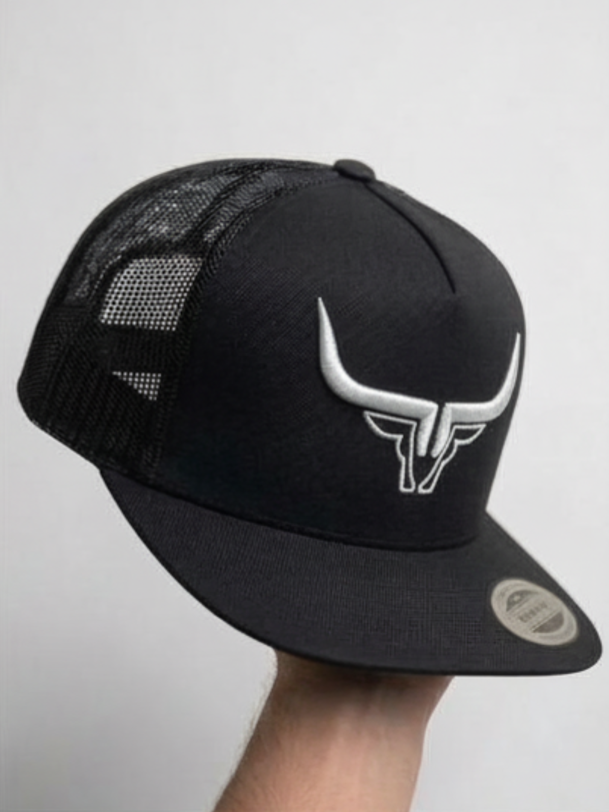 Steel Horn Basic Logo Black - White