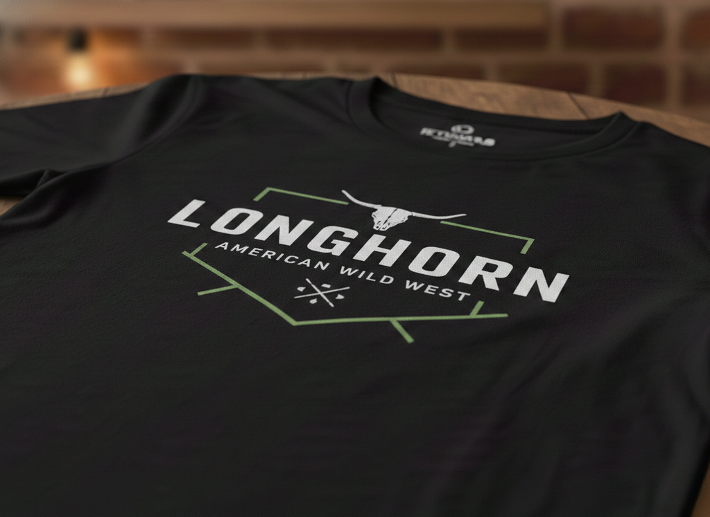 American Wild West Longhorn Tee