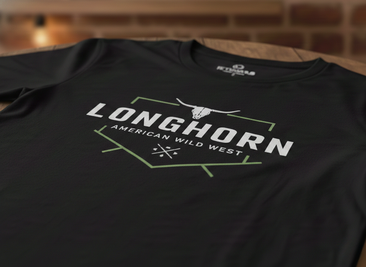 American Wild West Longhorn Tee