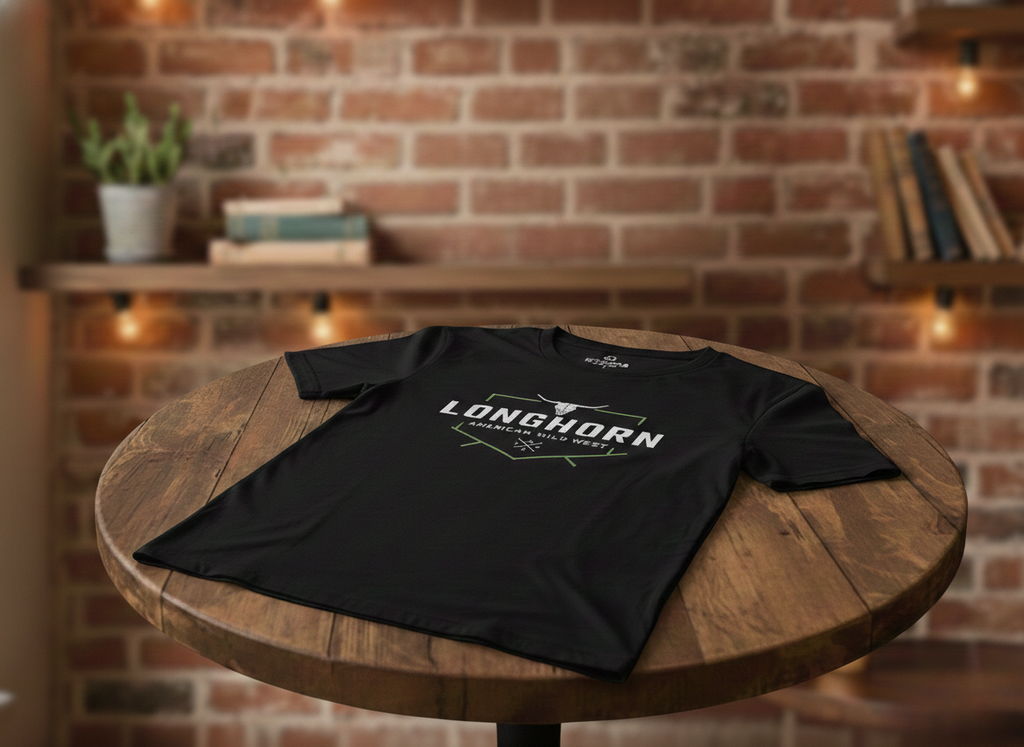 American Wild West Longhorn Tee