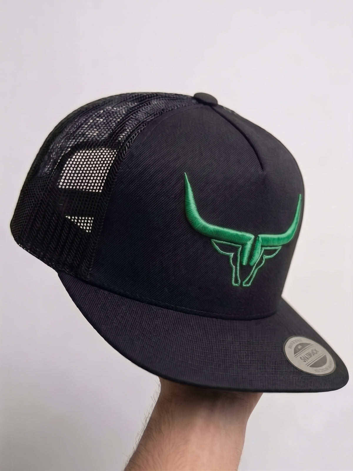 Steel Horn Basic Logo Black - Green