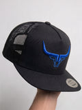 Steel Horn Basic Logo Black - Blue