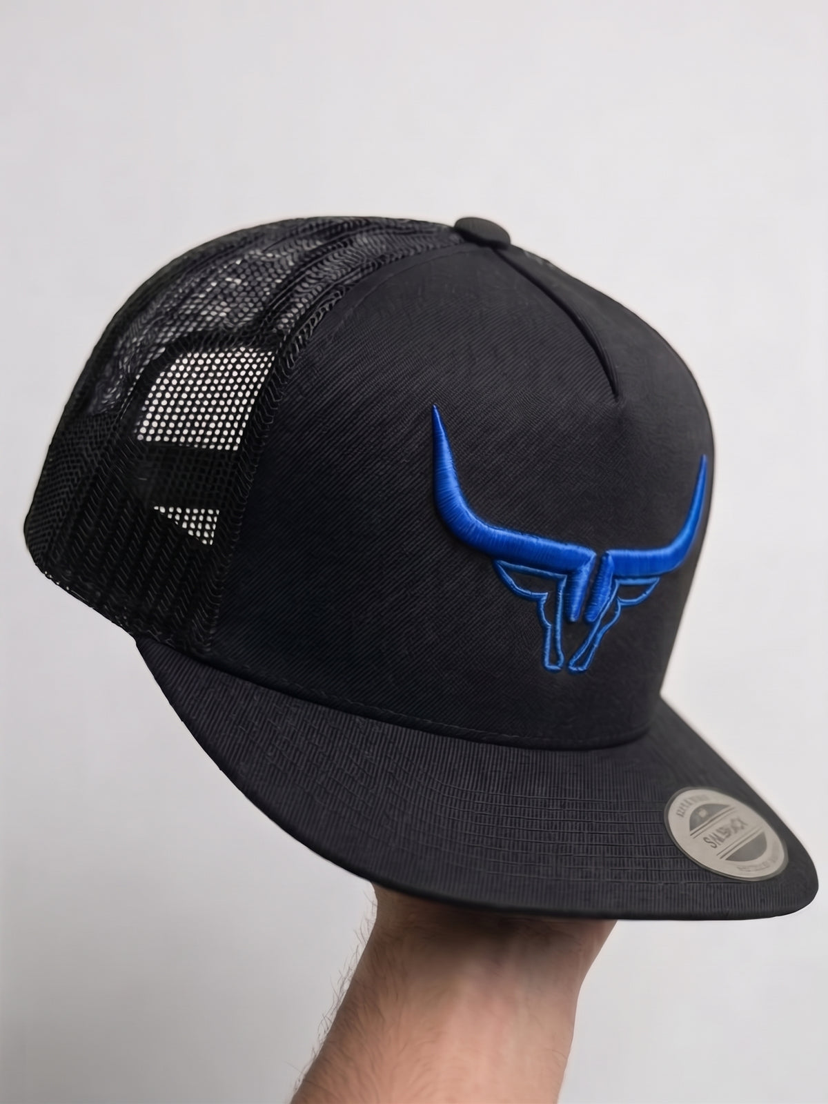 Steel Horn Basic Logo Black - Blue
