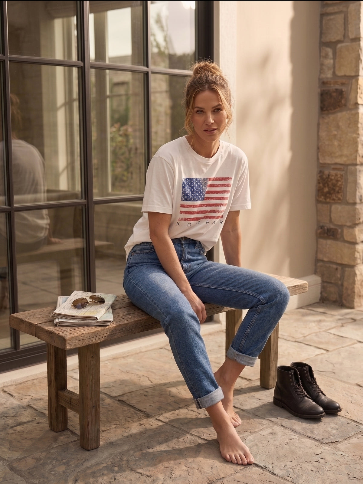 American Flag KOWEAR Tee
