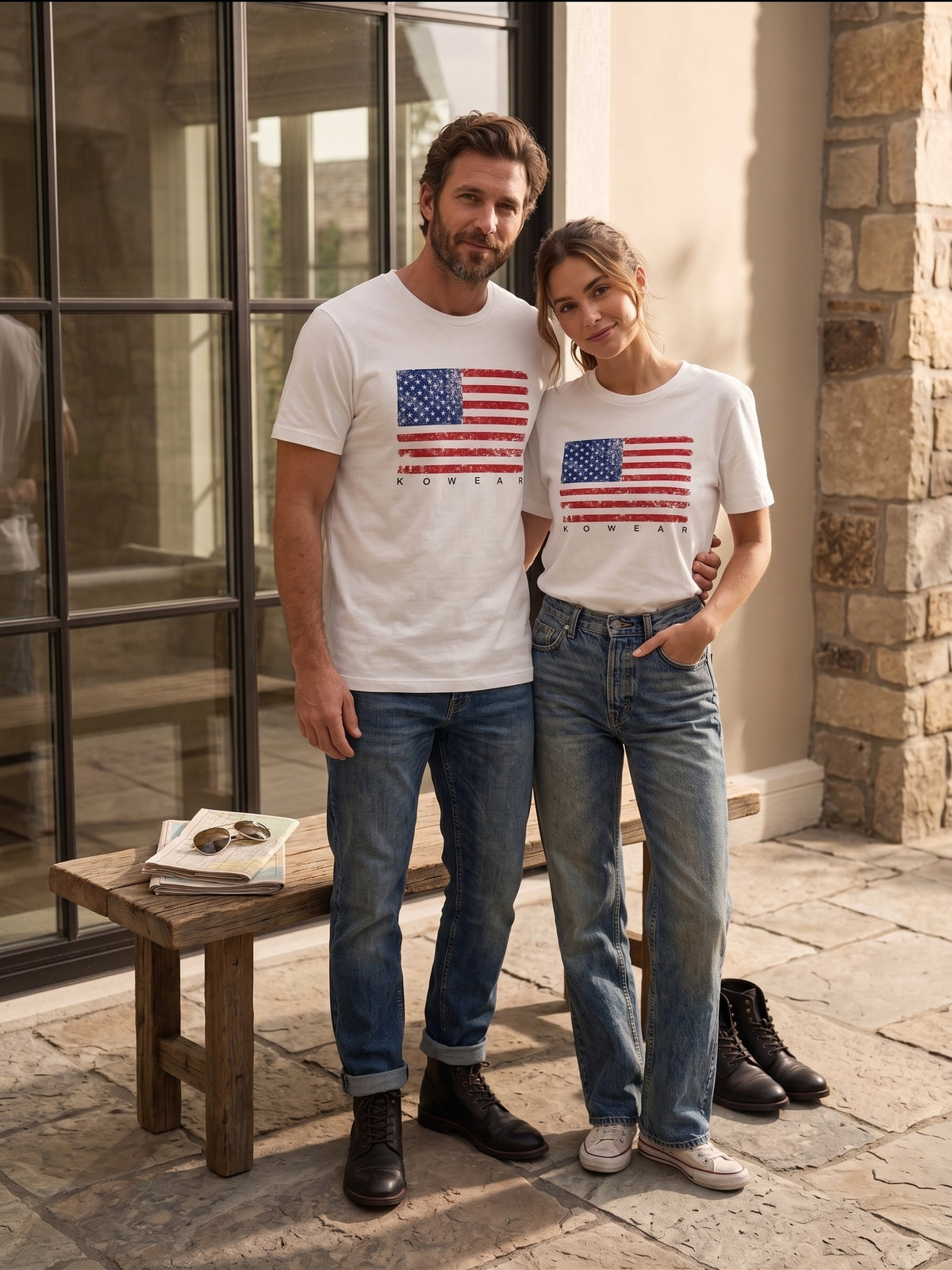 American Flag KOWEAR Tee