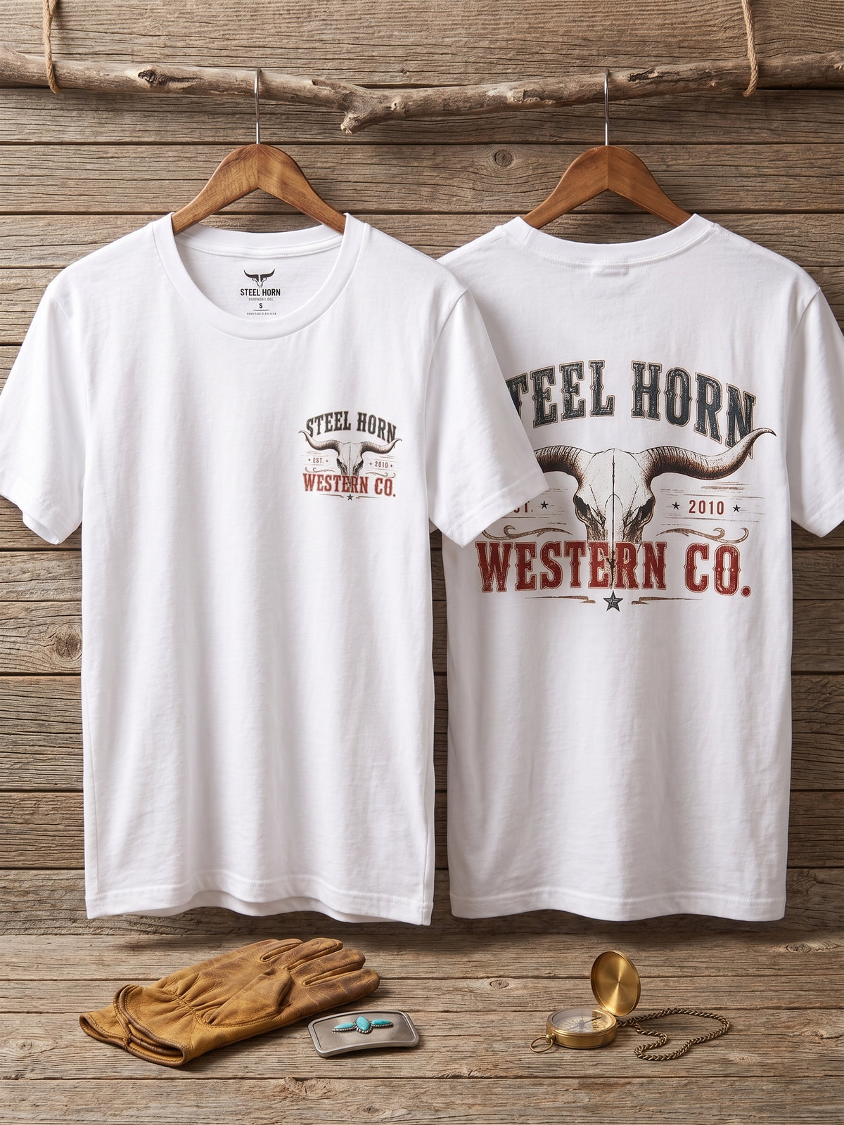 Steel Horn Basic Logo Tee