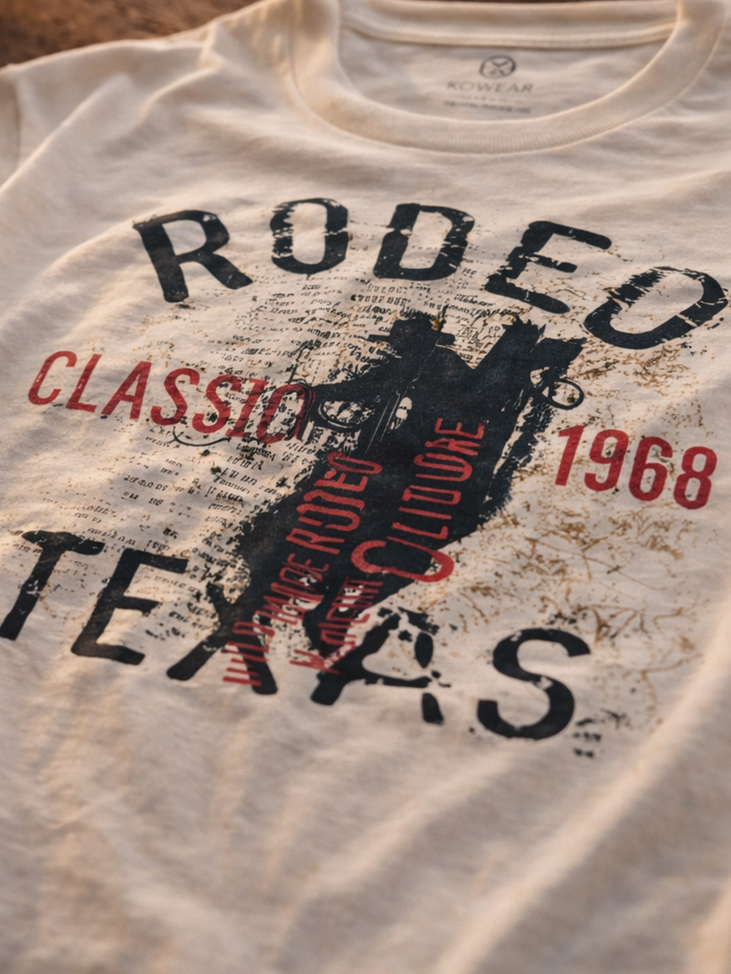 Rodeo Classic Texas Tee - Cream