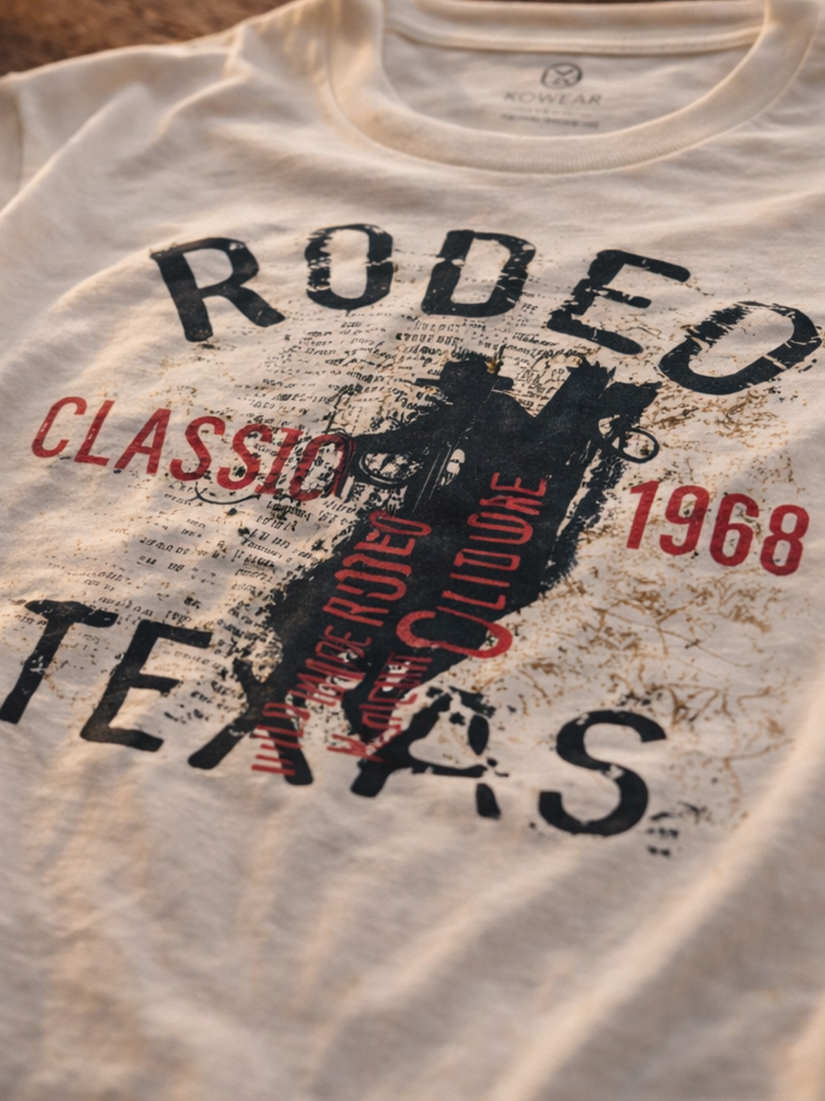 Rodeo Classic Texas Tee - Cream