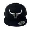 Steel Horn Basic Logo Black-White Hat