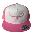 Steel Horn Basic Logo Pink-White-Pink Hat