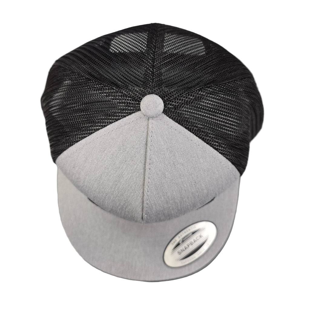 Steel Horn Basic Logo Black-Gray-Black Hat