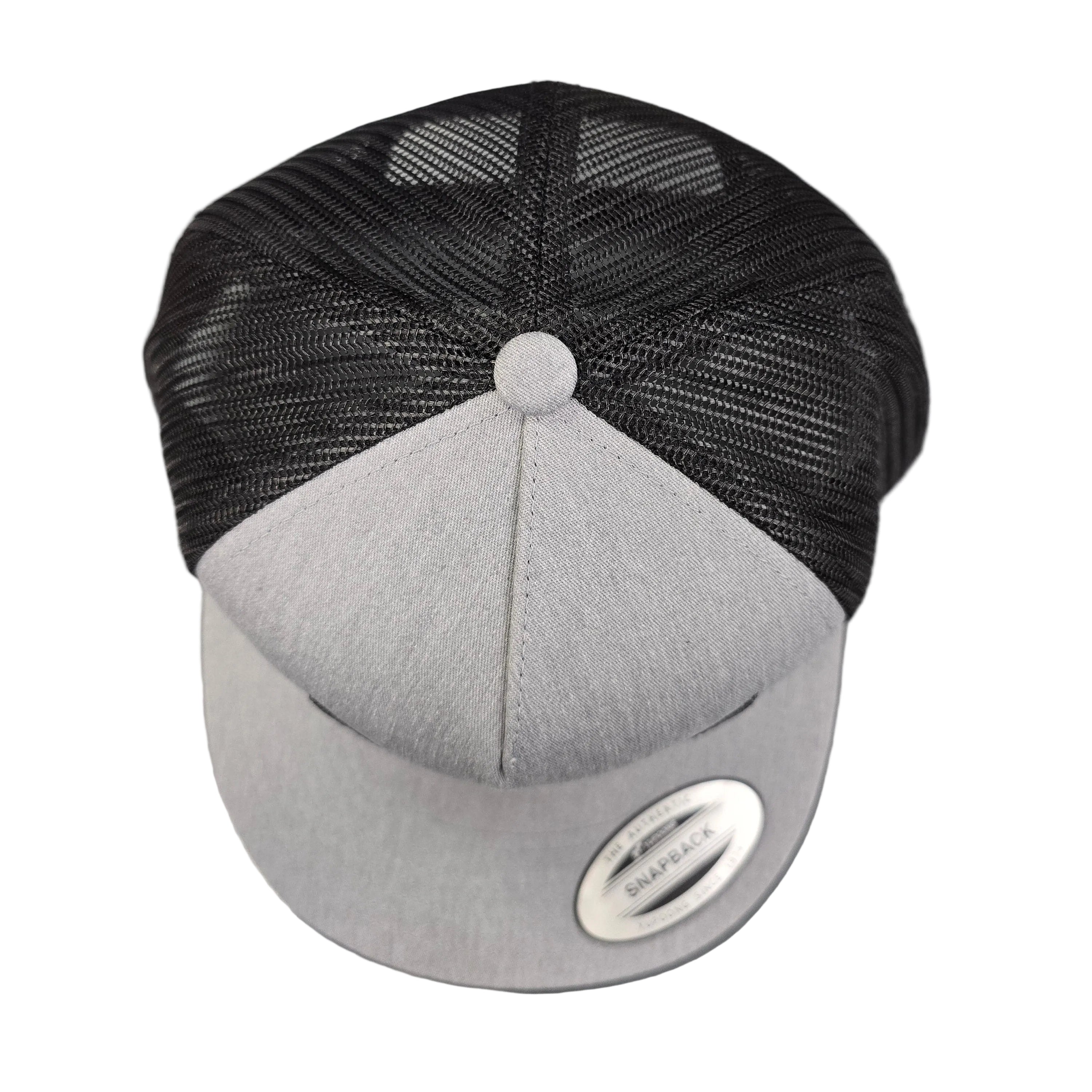 Steel Horn Basic Logo Black-Gray-Black Hat
